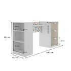 Mesa Trocador Kids 3 Gv Aveiro E Branca