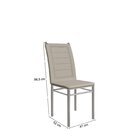 Mesa Viena 120x90cm Tampo De Mdf E Vidro Com 4 Cadeiras Tokio