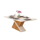 Mesa Zafira 8 Cadeiras Jade Dj Móveis