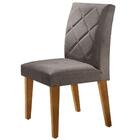 Mesa Zaira Tampo Em Vidro Com 6 Cadeiras Olimpia Moderna