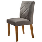 Mesa Zaira Tampo Em Vidro Com 6 Cadeiras Olimpia Moderna