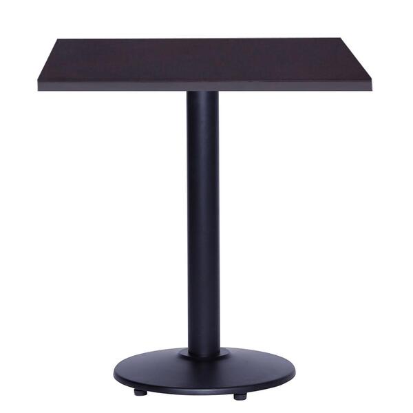 Mesa Zeta 77,50 Cm (altura) Com Tampo Em Mdp Quadrado 60 Cm P