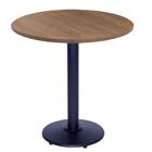 Mesa Zeta 77,50 Cm (altura) Com Tampo Em Mdp Redonda 60 Cm Im