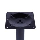 Mesa Zeta Ferro Preto 75 Cm (alt) Disco Redondo Tampo Mdp Red