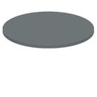 Mesa Zeta Ferro Preto 75 Cm (alt) Disco Redondo Tampo Mdp Red