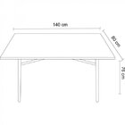 Mesapara Sala De Jantar Com Tampo De  Rafia G-rivatti - Incol