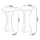 Mesas De Apoio Redondas Artely Luck