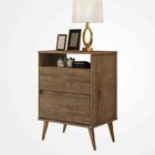 Mesas De Cabeceira 2 Gavetas Lotus Jequitiba