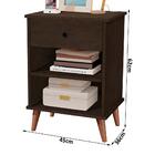 Mesas De Cabeceira Pequenas 2 Unidades Teka Paris Basoto