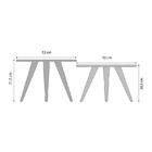 Mesas De Centro Sara - Pr Móveis