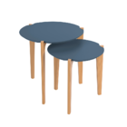 Mesas Laterais Verona Azul Lord Freijó