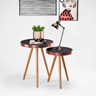 Mesas Malanga Cor Preto - Speciale Home