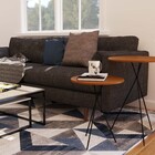 Mesas Redondas Laterais Apoio Sofá Mesinha De Canto Madeira T