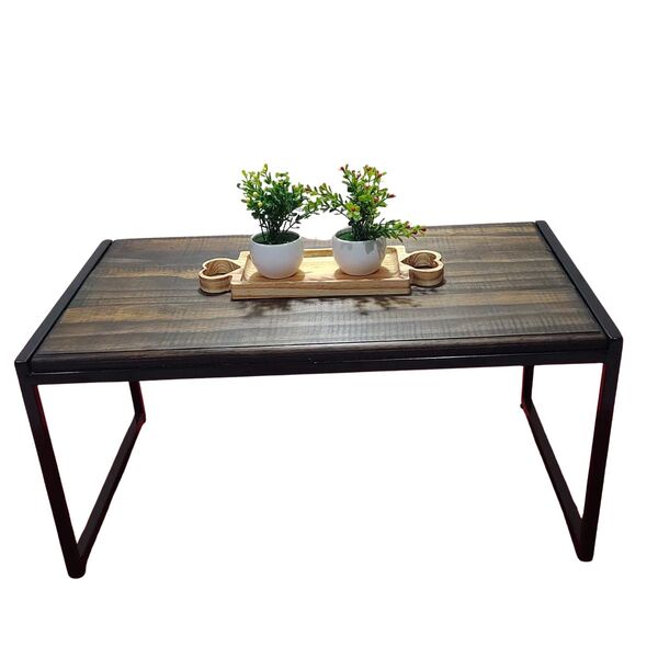 Mesinha Centro Estilo Industrial Decorativa Moderna