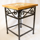 Mesinha Com Ladrilho E Ferro