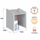 Mesinha Com Lousa Com Cadeira Le Petit Branco Com Rosa