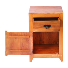 Mesinha De Cabeceira 40 Cm 1 Gaveta 1 Porta Em Madeira De Dem