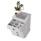 Mesinha De Cabeceira P/ Decoração De Quarto Rossi Mdf Branco