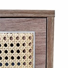 Mesinha De Cabeceira Retro Itapuã 2 Gavetas Bege Palha Ind