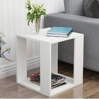 Mesinha De Canto Lateral Branca Retangular Gênova 100% Mdf -