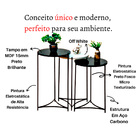 Mesinha De Canto Sala Decorativa Redonda Lateral - Off White