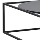 Mesinha De Centro Apoio Sala Decoração Mesa Quadrada D Ferro