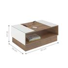 Mesinha De Centro Com Espelho Tottenham Pinho