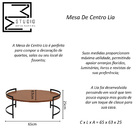 Mesinha De Centro Decoração Apoio Sala Mesa Redonda De Ferro