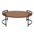 Mesinha De Centro Decoração Apoio Sala Mesa Redonda De Ferro