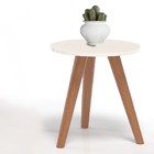 Mesinha De Madeira Canto De Sofá Cama Apoio Prato Notebook