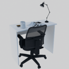 Mesinha Home Office Pequena 90x44cm  Branco