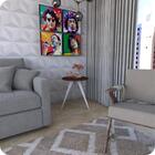 Mesinha Lateral De Canto Para Sala E Quarto Redonda B.m