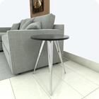 Mesinha Lateral De Canto Para Sala E Quarto Redonda C.p