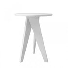 Mesinha Lateral Retrô Canção De Ninar  Branco Acetinado