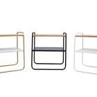 Mesinha Lime Lateral Sala Sofá Cama Decor - Preto