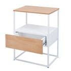 Mesinha Lucy 1 Gaveta Cabeceira Apoio Lateral Cama Sofa - Bra