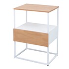 Mesinha Lucy 1 Gaveta Cabeceira Apoio Lateral Cama Sofa - Bra