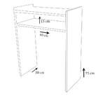 Mesinha Manicure Branco Em Mdf