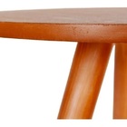 Mesinha Mdf De Apoio Lateral Canto Tripé Palito Amadeirada Ma