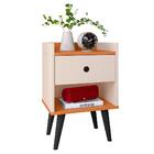 Mesinha Quarto Lateral Cama Mesa Cabeceira 1 Gaveta Organizad