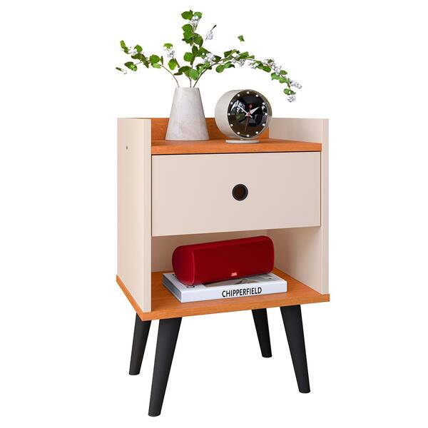 Mesinha Quarto Lateral Cama Mesa Cabeceira 1 Gaveta Organizad
