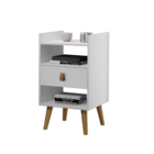 Mesinha Retro Cabeceira 1 Gaveta E Nicho Horse