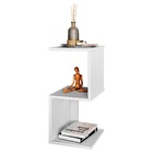 Mesinha S/z Mesa De Cabeceira Nicho Quarto Estante Branco