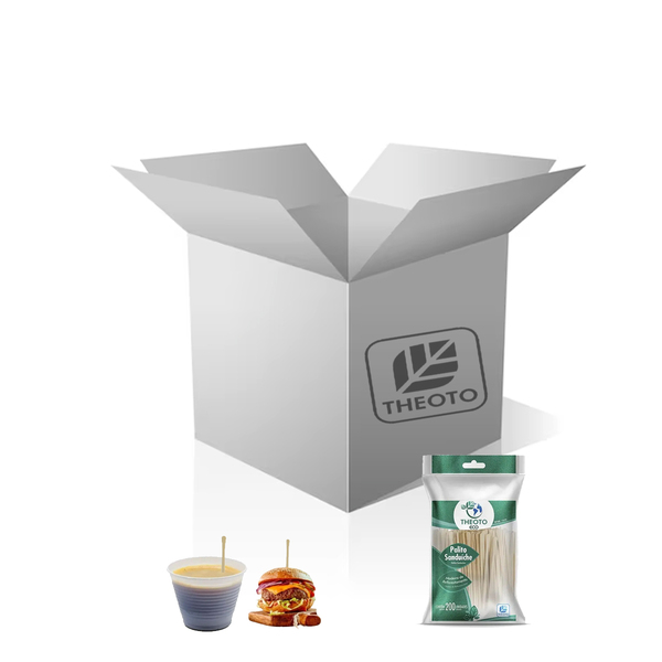 Mexedor / Palheta De Madeira Para Café 9cm Kit 10pct C/200un