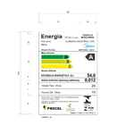 Micro-ondas 20L Prata Espelhado de Bancada 220V MasterCook MHP20S2 Midea