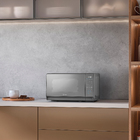 Micro-ondas 20L Prata Espelhado de Bancada 220V MasterCook MHP20S2 Midea