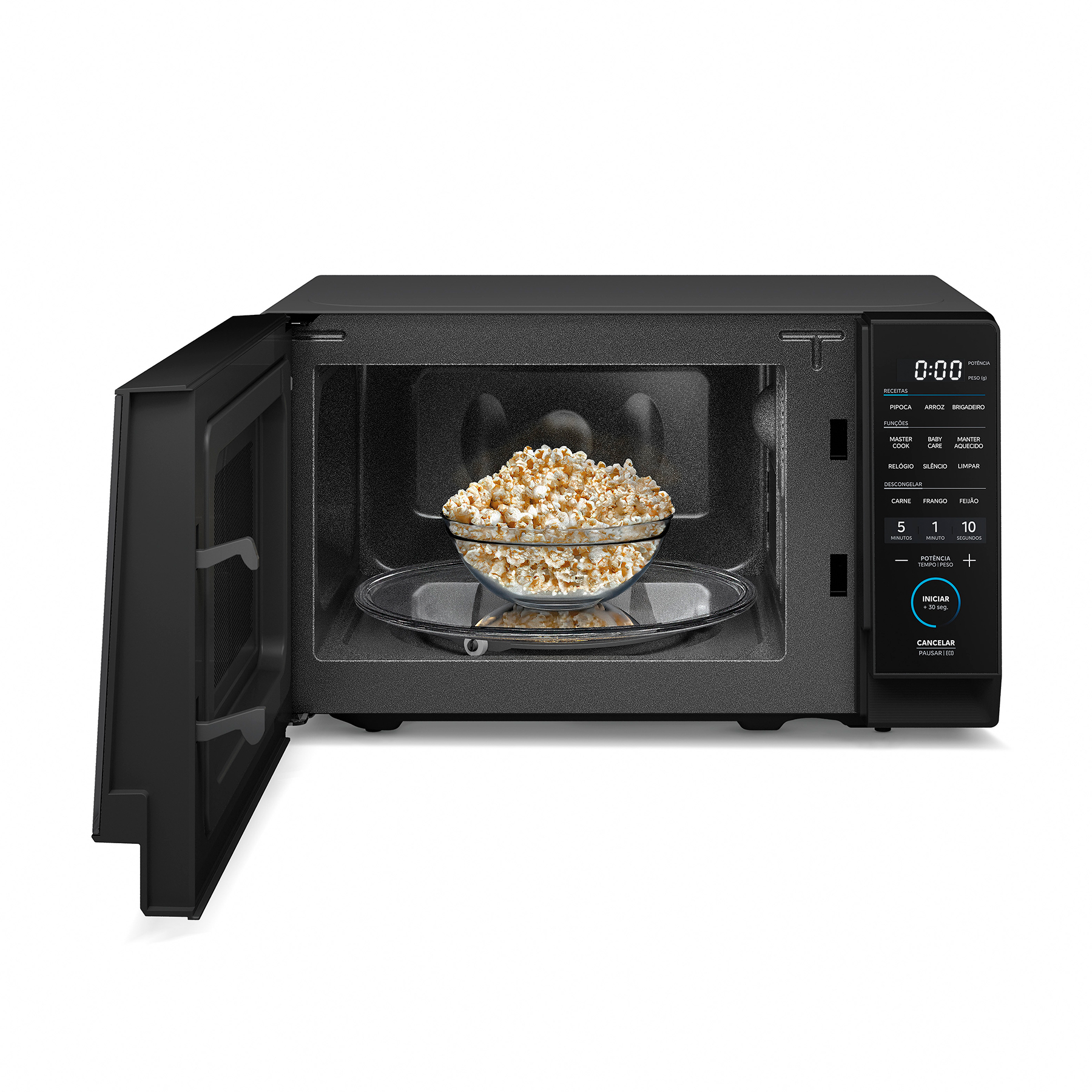 Micro-ondas 20L Preto de Bancada 127V (110V) MasterCook MHP20P1
