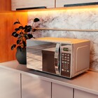 Micro-ondas 25L Prata de Bancada 220V Limpa Fácil PMO28S Philco