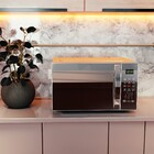 Micro-ondas 25L Prata de Bancada 220V Limpa Fácil PMO28S Philco