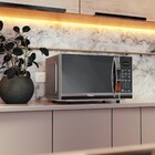 Micro-ondas 25L Prata de Bancada 220V Limpa Fácil PMO28S Philco